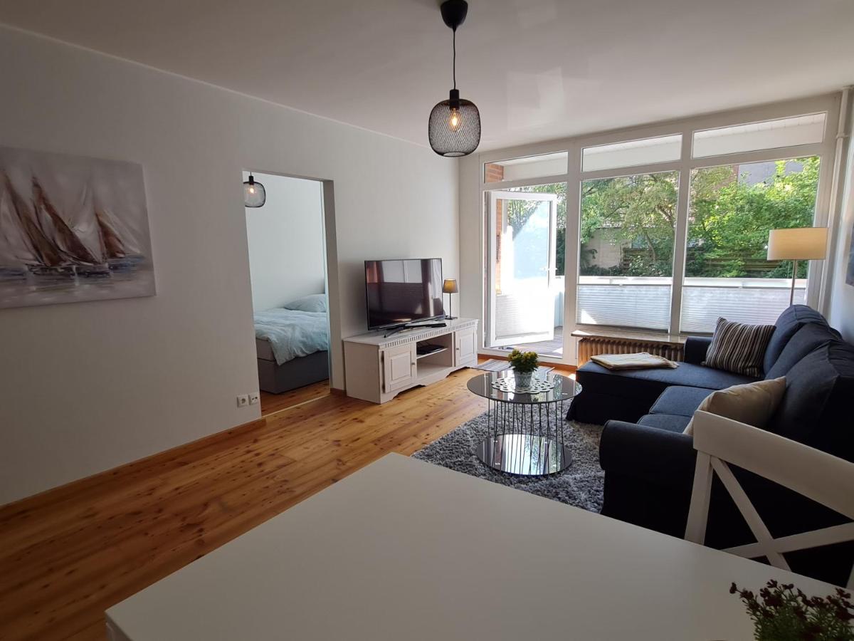 Wohnung Fleethoern - Zentral, Ruhig, Mit Parkplatz Und Balkon Kiel Dış mekan fotoğraf
